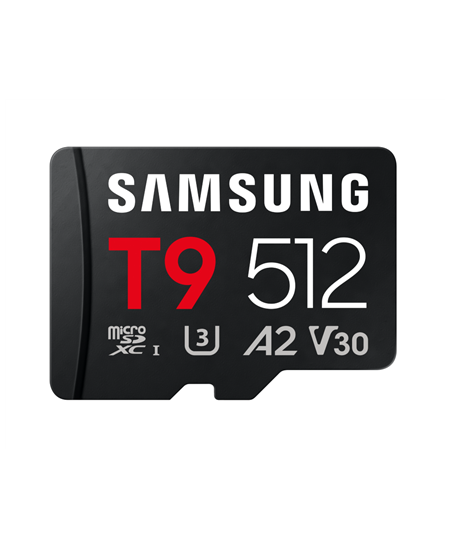 Samsung microSDXC UHS-I Card | T9 | 512 GB | microSD | Flash memory class U3, V30, A2