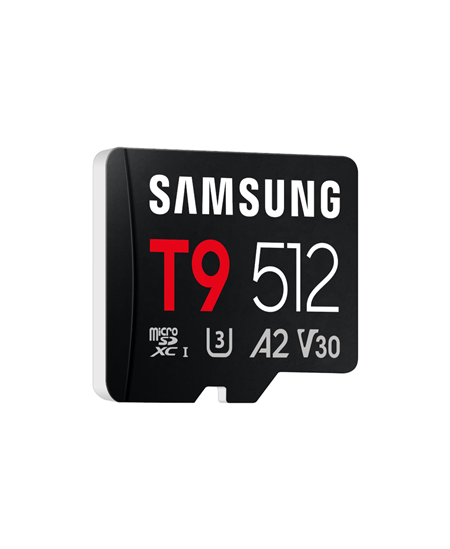Samsung microSDXC UHS-I Card | T9 | 512 GB | microSD | Flash memory class U3, V30, A2