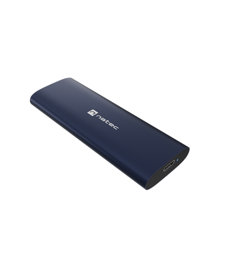 Natec | Rhino M.2 NVME Lite USB-C External, Gen 2 Steel Navy | Solid-state drive interface NVMe