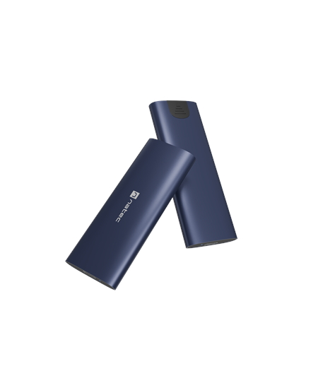 Natec | Rhino M.2 NVME Lite USB-C External, Gen 2 Steel Navy | Solid-state drive interface NVMe