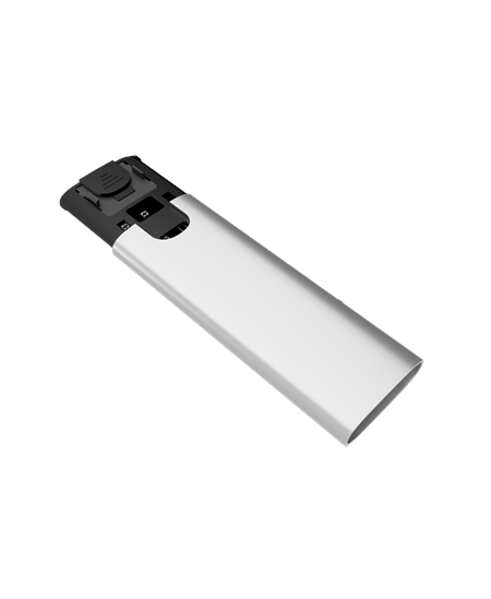 Natec | Rhino M.2 NVME Lite USB-C External, Gen 2 Steel Arctic Silver | Solid-state drive interface NVMe