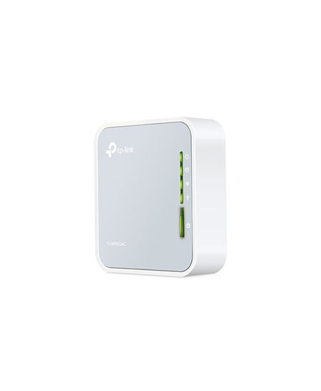 TP-LINK Router TL-WR902AC 802.11ac, 300+433 Mbit/s, 10/100 Mbit/s, Ethernet LAN (RJ-45) ports 1, Antenna type 3xInternal, 1x USB