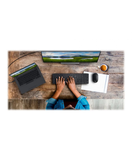 Dell Pro Keyboard and Mouse  KM5221W Wireless, Batteries included, US, Black