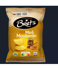 Bulvių traškučiai BRETS, medaus ir garstyčių skonio, 125 g
