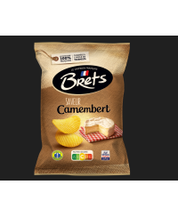 Bulvių traškučiai BRETS, Camembert sūrio skonio, 125g