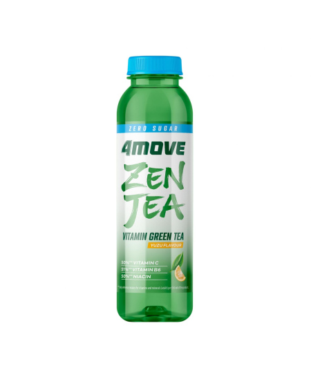 Šalta arbata 4MOVE, ZEN TEA YUZU, zero sugar, 556 ml , PET