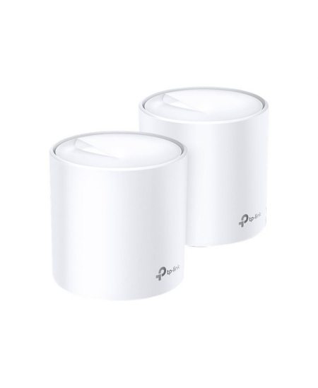 TP-LINK | AX1800 Whole Home Mesh Wi-Fi 6 System | Deco X20 (2-pack) | 802.11ax | 1201+574 Mbit/s | 10/100/1000 Mbit/s | Ethernet
