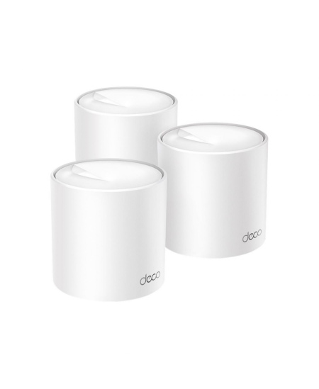 TP-LINK Deco X50 (3-pack) AX3000 Whole Home Mesh Wi-Fi 6 System | TP-LINK | Whole Home Mesh Wi-Fi 6 System | Deco X50 (3-pack) |
