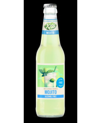 Nealkoholinis kokteilis KISS, Mojito, 0%, 0,33 l, butelis