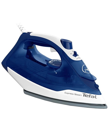 TEFAL | FV2838E0 | Steam Iron | 2400 W | Water tank capacity 270 ml | Continuous steam 40 g/min | Blue/White