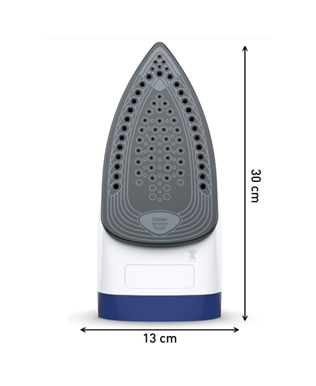 TEFAL | FV2838E0 | Steam Iron | 2400 W | Water tank capacity 270 ml | Continuous steam 40 g/min | Blue/White