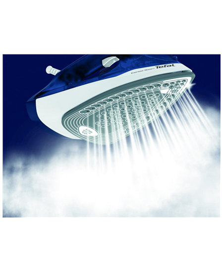 TEFAL | FV2838E0 | Steam Iron | 2400 W | Water tank capacity 270 ml | Continuous steam 40 g/min | Blue/White