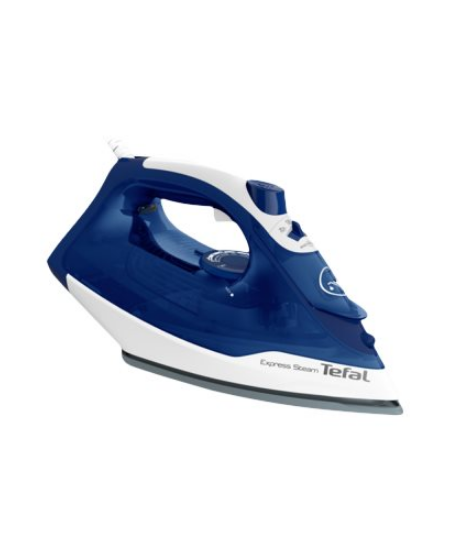 TEFAL | FV2838E0 | Steam Iron | 2400 W | Water tank capacity 270 ml | Continuous steam 40 g/min | Blue/White