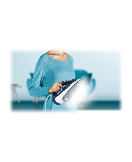 TEFAL | FV2838E0 | Steam Iron | 2400 W | Water tank capacity 270 ml | Continuous steam 40 g/min | Blue/White