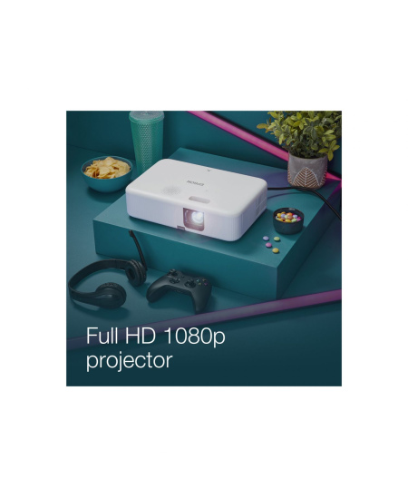 Epson 3LCD projector CO-FH02 Full HD (1920x1080), 3000 ANSI lumens, White, Lamp warranty 12 month(s)