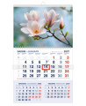 Pakabinamas kalendorius MAGNOLIJŲ ŽIEDAI 2027, trys viename, 30,3 x 52 cm