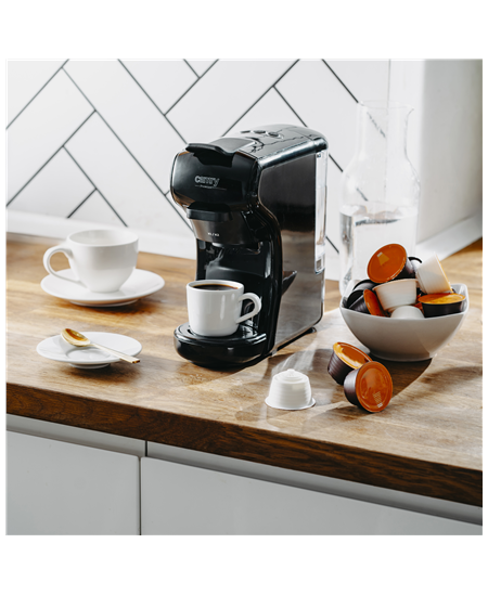 Camry | Multi-capsule espresso machine | CR 4414bb | Pump pressure 19 bar | Capsule | 1450 W | Black