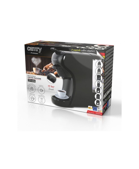 Camry | Multi-capsule espresso machine | CR 4414bb | Pump pressure 19 bar | Capsule | 1450 W | Black
