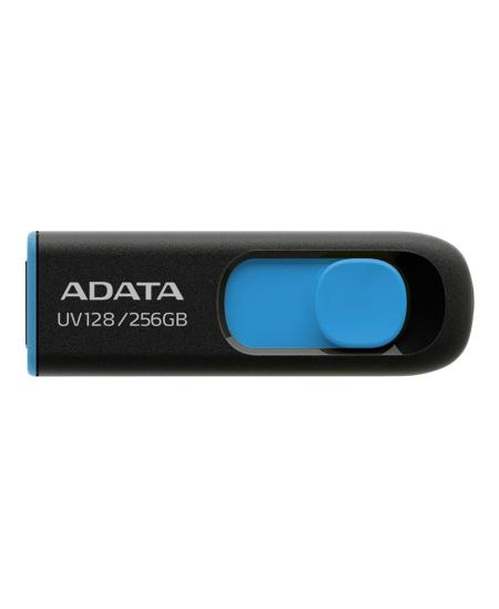 ADATA | USB Flash Drive | UV128 | 256 GB | USB Type-A | Black/Blue