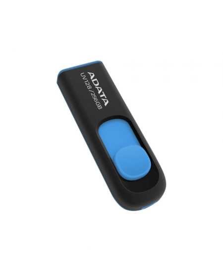 ADATA | USB Flash Drive | UV128 | 256 GB | USB Type-A | Black/Blue