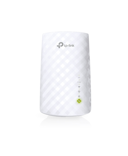 TP-LINK | Extender | RE200 | 802.11ac | 2.4GHz/5GHz | 300+433  Mbit/s | 10/100 Mbit/s | Ethernet LAN (RJ-45) ports 1 | MU-MiMO N