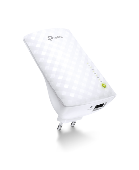 TP-LINK | Extender | RE200 | 802.11ac | 2.4GHz/5GHz | 300+433  Mbit/s | 10/100 Mbit/s | Ethernet LAN (RJ-45) ports 1 | MU-MiMO N