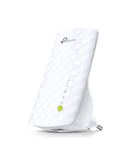 TP-LINK | Extender | RE200 | 802.11ac | 2.4GHz/5GHz | 300+433  Mbit/s | 10/100 Mbit/s | Ethernet LAN (RJ-45) ports 1 | MU-MiMO N