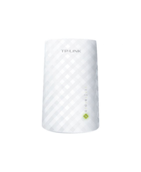 TP-LINK | Extender | RE200 | 802.11ac | 2.4GHz/5GHz | 300+433  Mbit/s | 10/100 Mbit/s | Ethernet LAN (RJ-45) ports 1 | MU-MiMO N