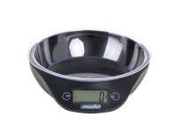 Mesko Kitchen scale with a bowl MS 3164 Maximum weight (capacity) 5 kg, Graduation 1 g, Display type LCD, Black