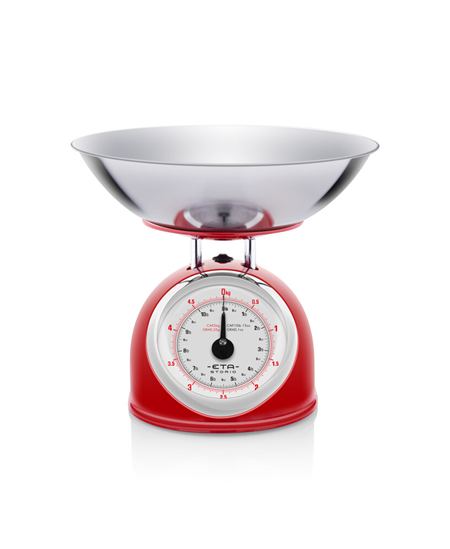 ETA | Kitchen scale | ETA577790030 Storio | Maximum weight (capacity) 5 kg | Graduation 25 g | Red