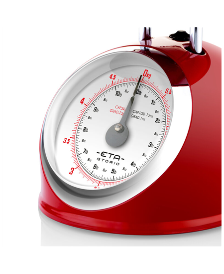 ETA | Kitchen scale | ETA577790030 Storio | Maximum weight (capacity) 5 kg | Graduation 25 g | Red