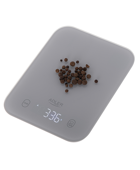 Adler Kitchen Scale | AD 3181g | Graduation 1 g | Display type LED | Grey