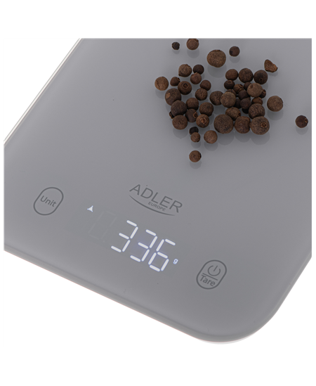 Adler Kitchen Scale | AD 3181g | Graduation 1 g | Display type LED | Grey