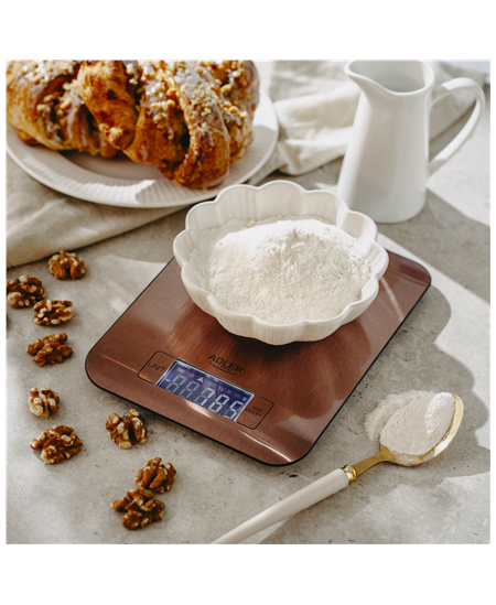 Adler Kitchen Scale | AD 3183c | Graduation 1 g | Copper