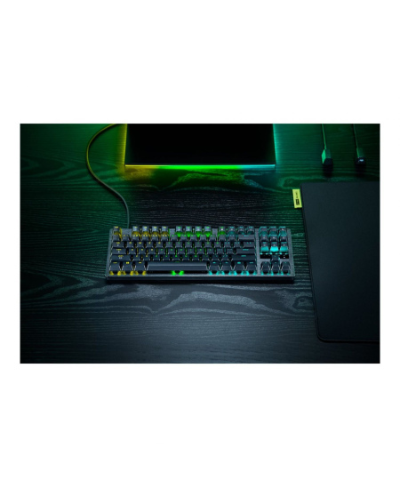 Razer Huntsman V3 Tenkeyless 8KHz | Gaming keyboard | Wired | US | Razer Analog Optical Switch Gen-2 | Black