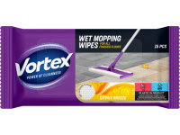 Vienkartinės drėgnos šluostės grindims VORTEX Citrus Breeze, 15 vnt