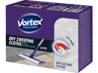 Vienkartinės sausos šluostės grindims VORTEX, 10 vnt