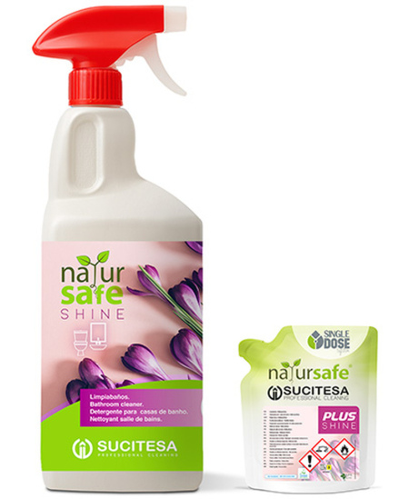 Vonios kambario valiklis NATURSAFE PLUS SHINE,1000 ml