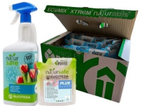Langų ir stiklų valiklis NATURSAFE PLUS GLASS, 16 vnt.