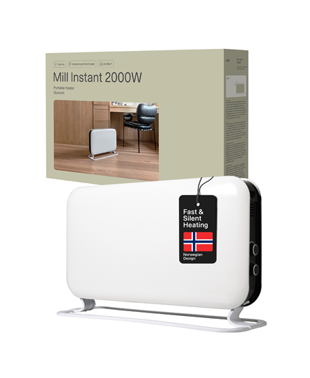 Mill Heater SG2000MEC Convection Heater, 2000 W, Number of power levels 3, Suitable for rooms up to 5-20 m², White, N/A