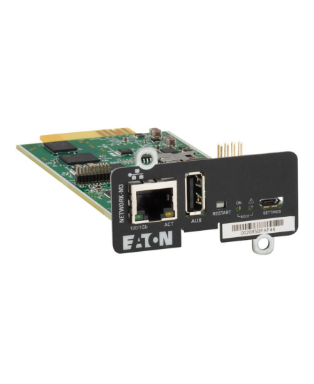 Eaton | Cybersecure Gigabit NETWORK-M3 Card for UPS and PDU | Network-M3