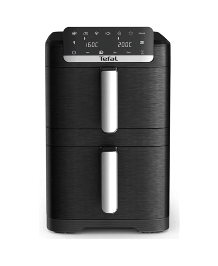 Tefal EY7528E0 Easy Fry Crispy Stack Double basket Airfryer, 10 L