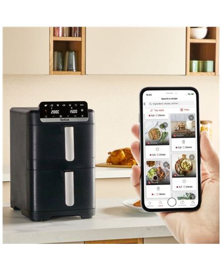 Tefal EY7528E0 Easy Fry Crispy Stack Double basket Airfryer, 10 L