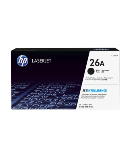 HP 26A (CF226A) Lazerinė kasetė, Juoda