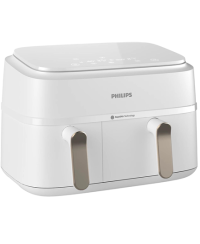 Philips Double basket Airfryer | NA353/10 3000 series | Power 2750 W | Capacity 9 L | Rapid Air Plus | White