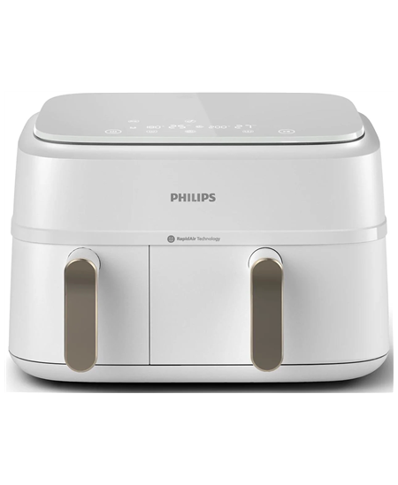 Philips Double basket Airfryer | NA353/10 3000 series | Power 2750 W | Capacity 9 L | Rapid Air Plus | White