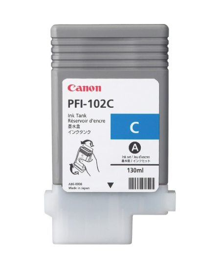 Canon PFI-102C (0896B001) Rašalinė kasetė, Žydra