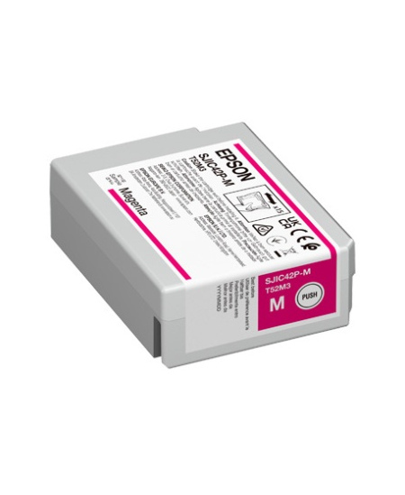 Epson SJIC42P-M (C13T52M340) Rašalinė kasetė, Purpurinė
