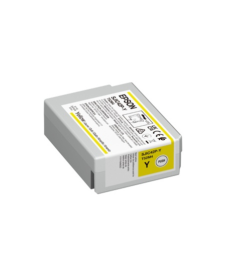 Epson SJIC42P-Y (C13T52M440) Rašalinė kasetė, Geltona