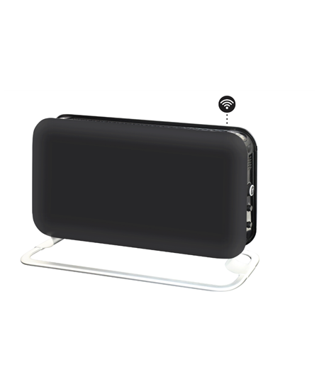 Mill CO1200WIFI3BLACK GEN3 Convection Heater, 1200W, Steel fronts, LED display, Black